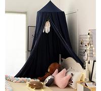 Ciel de Lit Enfant,Lit à Baldaquin pour Bébé en Forme de Dôme,Maison de Jeux Rideaux Moustiquaire Ronde pour Lit,Décoration de Salle de Lecture,Décoration de Chambre D'enfant, Tente de Jeux Couleur C