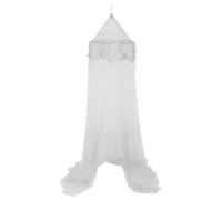 Ciel de lit enfant "Princesse" - blanc et argent - Atmosphera créateur d'intérieur