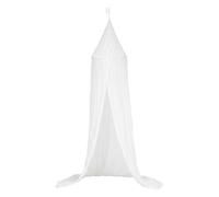 Atmosphera – Ciel de lit 'Lili' en gaze de coton H 250 cm blanc