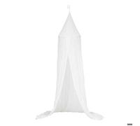 Ciel de lit ""Lili"" en gaze de coton H 250 cm blanc - Atmosphera Créateur d'intérieur