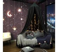 Ciel De Lit pour Bébé Enfants Crib Tent Dome Mosquito Net Curtains Solid Colour Princess Crib Tent Changing Room Tent Bedroom Decoration(Size:65cm * 250cm * 400cm,Color:A)