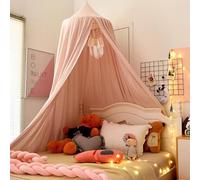 Ciel De Lit pour Bébé Enfants Crib Tent Dome Mosquito Net Curtains Solid Colour Princess Crib Tent Changing Room Tent Bedroom Decoration(Size:65cm * 250cm * 400cm,Color:E)