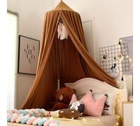 Ciel De Lit pour Bébé Enfants Crib Tent Dome Mosquito Net Curtains Solid Colour Princess Crib Tent Changing Room Tent Bedroom Decoration(Size:65cm * 250cm * 400cm,Color:N)