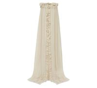 Jollein Ciel de lit Vintage Ruffle Nougat - Hauteur 155 cm - Baldaquin pour Chambre d'enfant - Beige