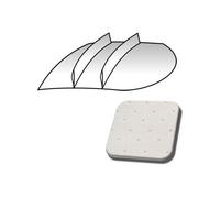 Ciel de toit vinyle perforé blanc cassé partie cabine pour Combi Split 64 ->67 sans toit ouvrant