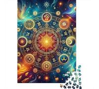 Ciel étoilé Cosmique 1000 Pièces Puzzle pour Adultes Jeu Stimulant Divertissement Apaisant Entraîner La Mémoire du Cerveau pour Hommes, Femmes, Seniors 1000pcs (75x50cm)