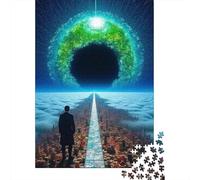 Ciel étoilé Cosmique 1000 Pièces Puzzle pour Adultes Jeux De Défi Familial Divertissement Apaisant Entraîner La Mémoire du Cerveau pour Adultes Et Enfants De 14 Ans Et Plus 1000pcs (75x50cm)