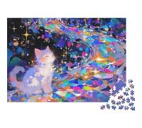 Ciel étoilé Cosmique 1000 Pièces Puzzle pour Adultes Jeux De Défi Familial Puzzle Anti-Stress Entraîner La Mémoire du Cerveau pour Décorations Familiales 300pcs (40x28cm)
