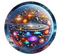Ciel étoilé Cosmique 1000 Pièces Puzzle pour Adultes Jeux De Défi Familial Puzzle Anti-Stress Entraîner La Mémoire du Cerveau pour Adultes Et Enfants De 14 Ans Et Plus 1000pcs (67.5x67.5cm)