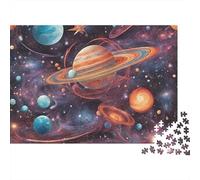 Ciel étoilé Cosmique 1000 Pièces Puzzle pour Adultes Jeux Éducatifs Divertissement Apaisant Entraîner La Mémoire du Cerveau pour Décorations Familiales 500pcs (52x38cm)