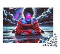 Ciel étoilé Cosmique 1000 Pièces Puzzle pour Adultes Jeux Éducatifs Divertissement Apaisant Entraîner La Mémoire du Cerveau pour Décorations Familiales 300pcs (40x28cm)