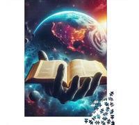Ciel étoilé Cosmique 1000 Pièces Puzzle pour Adultes Jeux Éducatifs Divertissement Apaisant Entraîner La Mémoire du Cerveau Cadeaux pour Adultes 1000pcs (75x50cm)