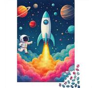 Ciel étoilé Cosmique 1000 Pièces Puzzle pour Adultes Jeux Éducatifs Puzzle Anti-Stress Entraîner La Mémoire du Cerveau pour Décorations Familiales 500pcs (52x38cm)