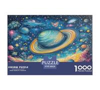 Ciel Étoilé Cosmique Puzzle Amusant Divertissement Créatif Pièces Parfaitement Assorties 1000 Pièces Infinite Cosmos Casse-tête Qualité Premium pour Adultes 38x26cm/1000pcs