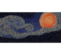 Ciel éToilé Diamond Painting Enfant, Paysage Diamond Painting, Peinture Diamant Kit Complet, Full Drill Cristal Point De Croix Fabrication MosaïQues Artisanat, Cadeaux DéCoratif Femme 70x35cm T-Z926