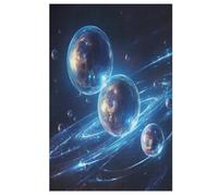 Ciel étoilé Puzzle en Bois Enfant 1000 Pièces - Jeu EduChatif Motricité Fine Et Concentration - Puzzles pour Adultes 78×53cm