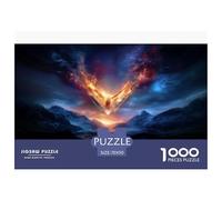 Ciel Magique Puzzle 3D en Papier 70x50cm/1000pcs, Nuages flamboyants - Jeux ÉduChatifs & Relaxants, Décoration Unique, Cadeau pour Adultes/Enfants