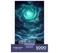 Ciel mystérieux Puzzles 1000 Pièces Jeu De Défi Jouet Adultes Et Plus De 12 Ans Horreur Puzzles Créatifs Plaisir De Famille Relaxation Cadeau Décoration Maison 70x50cm/1000pcs