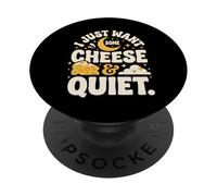 Ciel Nocturne, Je Veux Juste du Fromage et du Calme PopSockets PopGrip Adhésif