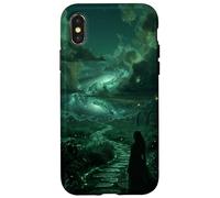Ciel Nocturne Mystique Galaxy Path Dark Witchcore Coque pour iPhone X/XS