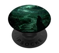 Ciel Nocturne Mystique Galaxy Path Dark Witchcore PopSockets PopGrip Adhésif