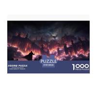 Ciel Noir Puzzles 1000 Pièces Jeu De Défi Jouet Adultes Et Enfants Apocalypse Jeu De Puzzle Plaisir De Famille Développement Mental Cadeau Décoration Maison 38x26cm/1000pcs