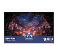 Ciel Noir Puzzles 1000 Pièces Jeu De Défi Jouet Adultes Et Enfants Apocalypse Puzzle Impossible Défi ÉduChatif Interaction Jouet Cadeau Décoration Maison 38x26cm/1000pcs