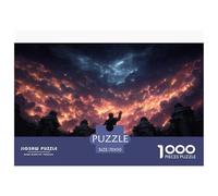 Ciel Noir Puzzles 1000 Pièces Jeu De Défi Jouet Adultes Et Plus De 12 Ans Apocalypse Jeu De Puzzle Défi ÉduChatif Créativité Cadeau Décoration Maison 70x50cm/1000pcs