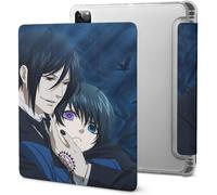 Ciel Sebastian Michaelis Black Butler Étui Pour Ipad Pro 2021 Avec Plumier, Résistant Aux Chocs, Mise En Veille/Réveil Automatique, Housse De Protection Transparente Pour Tablette 11 Pouces