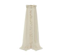 Jollein Ciel de lit - Hauteur 155 cm - Vintage Ruffle Nougat | Certifié Oeko-Tex, baldaquin pour lit bébé, beige, décoration pour chambre d'enfant