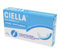 Ciella Acide Salicylique 0,1% Lavage Oculaire 20 Unidoses