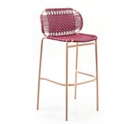 Cielo Barstool Tabouret de bar Extérieur ames Rouge - Rose sable - 4260229541128