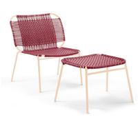 Cielo Footstool Tabouret de pied Outdoor ames Rouge - Rose sable - 4260663851418