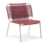 Cielo Lounge Chair low Chaise Lounge basse Outdoor ames Rouge - Rose sable - 4260229541555