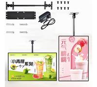 CIELOBLOEN Cadre Snap LED Caisson Lumineux avec Panneau de Menu 3D Mural - Écran d'Affichage Rétroéclairé Haute Luminosité pour Restaurant, Café, Boutique et Vitrine 30×40cm/11.81×15.75in