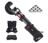 CIELOBLOEN Pince à Sertir Multicouche Hydraulique électrique | Sertisseuse Pro 16-400mm² avec Double Batterie 18v | pour Bornes Haute Puissance Et Câblage Sécurisé