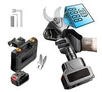 CIELOBLOEN Sécateur Électrique avec Perche Extensible et Kit Protection - Batterie 21V 2000mAh, Coupe 40mm/1.6in, Moteur Brushless pour Jardinage Sécuritaire 1battery