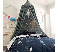 Ciels de Lit Enfant,Bébé Baldaquin Lit Gamins Dôme Maison de Jeux Moustiquaire pour Lit,Tente de Lecture Tente de Jeu Suspension pour Bébé Enfant Fille Garçon Décoration de Chambre à Coucher Couleur D