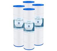 Cielvita CCP420 Lot de 4 cartouches filtrantes de piscine de 113,4 g pour Pentair Clean & Clear Plus 420, remplace Pleatco PCC105-PAK4, Pentair R173576, Filbur FC-1977, C-7471, 817-0106, 40 m²