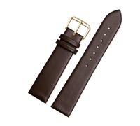 CIEMJSYNF Bracelet de montre en cuir Compatible avec Casio 3744 MTP, MTP-M305 1183 V006 V001, bracelet en cuir carré lune, 20mm, noir et marron, outil(Brown gold)