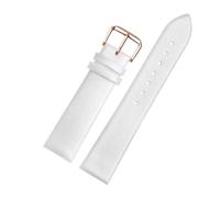 CIEMJSYNF Bracelet de montre en cuir Compatible avec Casio 3744 MTP, MTP-M305 1183 V006 V001, bracelet en cuir carré lune, 20mm, noir et marron, outil(White rose gold)