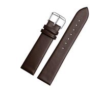 CIEMJSYNF Bracelet de montre en cuir Compatible avec Casio 3744 MTP, MTP-M305 1183 V006 V001, bracelet en cuir carré lune, 20mm, noir et marron, outil(Brown silver)