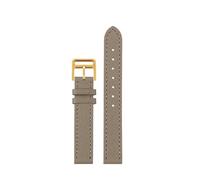CIEMJSYNF Le bracelet en cuir de la montre est adapté à Hermes 14mm 16mm 18mm 20mm, Bracelet en cuir de vache souple et confortable à la mode(Grey gold,14mm)