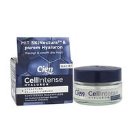 Cien Cell Intense Hyaluron Crème de nuit anti-âge pour raffermir et réduire les rides Avec SKINectura, duo-acide hyaluronique et booster de collagène 50 ml Soin du visage végétalien sans silicone