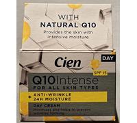Cien Crème anti-âge au Q10 et à la vitamine E avec filtre UV – 50 ml