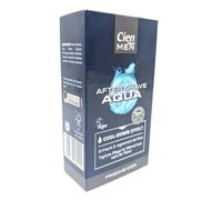 Cien Men After Shave Aqua avec effet rafraîchissant rafraîchit et régénère la peau Soin quotidien pour la peau des hommes après le rasage 100 ml