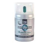 Cien Men Hydro Sensitive Crème hydratante pour homme 24h pour peaux sensibles avec complexe minéral, sans alcool ni microplastique, végétalien, 50 ml