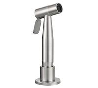 Ciencia - Robinet de cuisine avec douche amovible en acier inoxydable, mitigeur évolutif, nickel brossé, WS030F