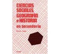 CIENCIAS SOCIALES, GEOGRAFÍA E HISTORIA EN SECUNDARIA
