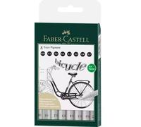 Cienkopis Ecco Pigment 8szt w etui FABER CASTELL Faber Castell